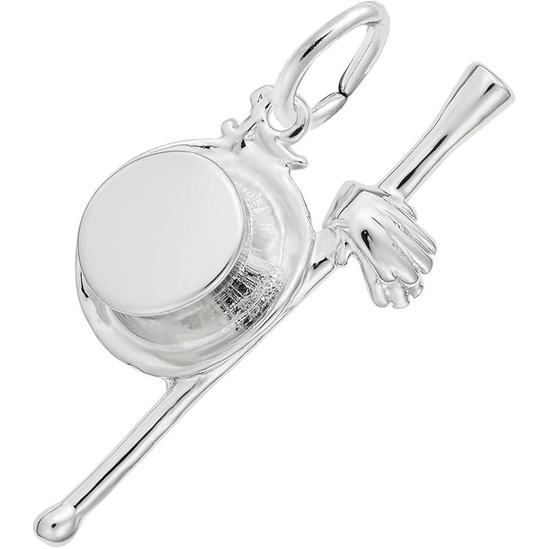 Top Hat and Cane Gloves Charm, Charms for Bracelets and Necklaces